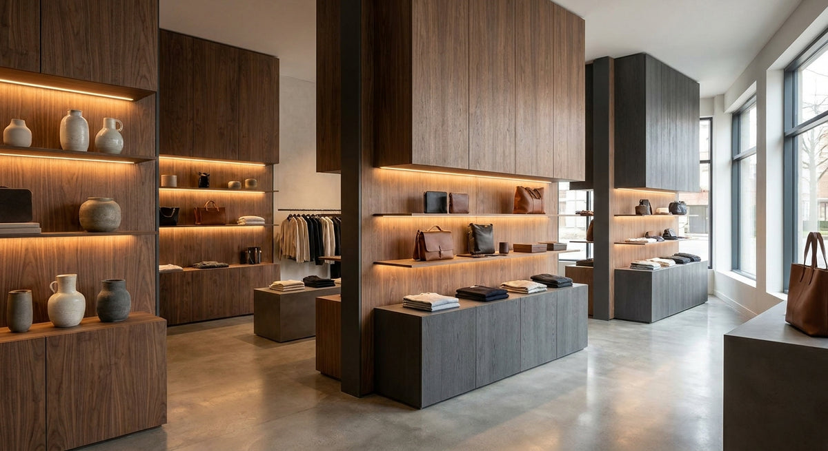 Wandpanelen voor winkel en retailinterieur