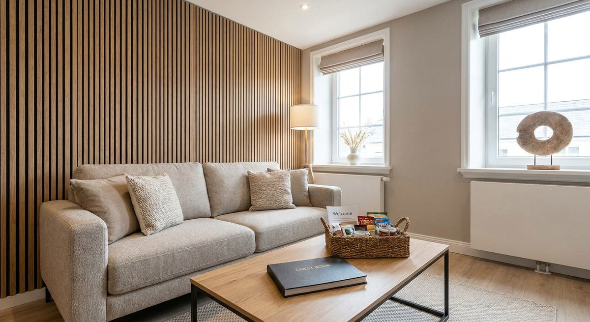 Wandpanelen voor een Airbnb of vakantieverhuurwoning