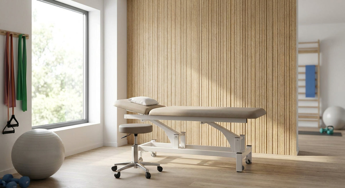 Wandpanelen voor een fysiotherapiepraktijk