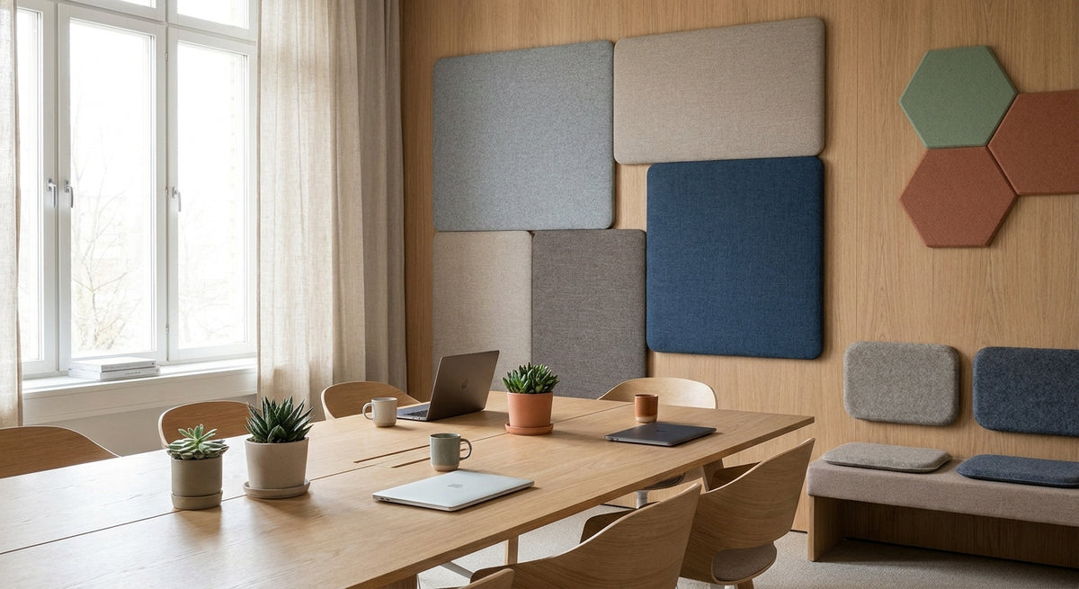 Akoestische panelen voor een vergaderruimte inrichten