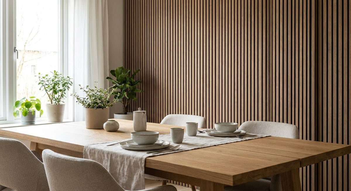 Decopanelen voor moderne eetkamer