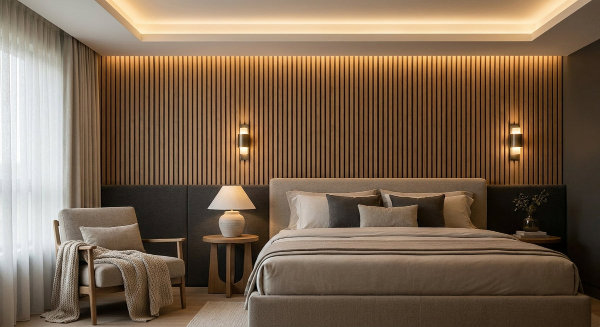 Wandpanelen voor een hotelkamer: sfeer en akoestiek