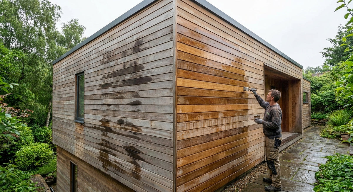 Hoe bescherm je houten gevelbekleding tegen regen