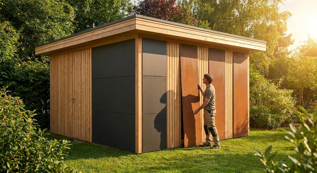 Beste gevelpanelen voor een houten bijgebouw