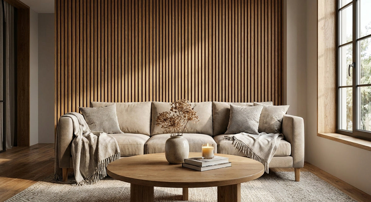 Houten wanddecoratie woonkamer: welk paneel past het best