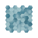 Zelfklevende Mozaïektegels Metaal Hexagon Blauw 28,8×29,2 cm keukenachterwand