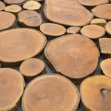 Houten Mozaïekpaneel | Lychee | 30×30 cm | Hout | Tegel