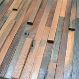 Houten Mozaïekpaneel | Shipwood Compact | 30×30 cm | Hout | Tegel