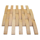 Houten Mozaïekpaneel | Eiken Licht | 30×30 cm | Hout | Tegel