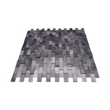 Steenstrip 3D Antraciet - productfoto glans 2