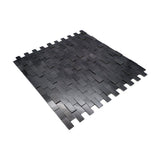 Steenstrip 3D Grafiet - productfoto glans 3