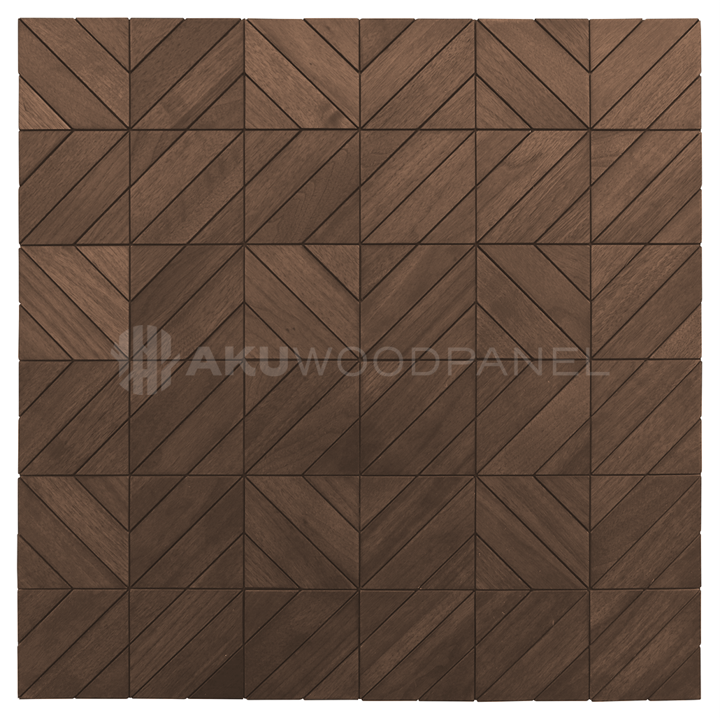 3d wandpaneel clover brown