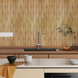 Houten Mozaïekpaneel | Eiken Licht | 30×30 cm | Hout | Tegel