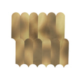 Zelfklevend Mozaïekpaneel | Arch Goud | 28,8×29,8 cm | Metaal