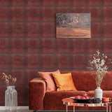 Zelfklevend Mozaïekpaneel | Arch Bordeaux | 28,8×29,8 cm | Metaal