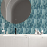 Zelfklevende Mozaïektegels Metaal | Arch Blauw | 28,8×29,8 cm | Keuken, Bad & WC