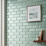 Zelfklevende Mozaïektegels Metaal | Subway 3D Pastelgroen | 30,5×30,5 cm | Keuken, Bad & WC