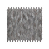 Zelfklevende Mozaïektegels Metaal Picket 3D Grijs 31×30 cm keukenachterwand