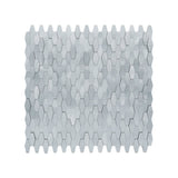 Zelfklevende Mozaïektegels Metaal Picket 3D Zilver 31×30 cm keukenachterwand