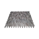 Zelfklevende Mozaïektegels Metaal | Picket 3D Grijs | 31×30 cm | Keuken, Bad & WC