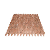 Zelfklevende Mozaïektegels Metaal | Picket 3D Zalm | 31×30 cm | Keuken, Bad & WC