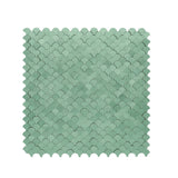 Zelfklevende Mozaïektegels Metaal Visschub Pastelgroen 28,8×29,8 cm keukenachterwand