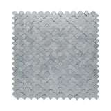 Zelfklevende Mozaïektegels Metaal Visschub Zilver 28,8×29,8 cm keukenachterwand