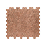 Zelfklevende Mozaïektegels Metaal Trifold 3D Koper 30,3×28 cm keukenachterwand