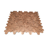 Zelfklevende Mozaïektegels Metaal | Trifold 3D Koper | 30,3×28 cm | Keuken, Bad & WC