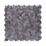 Zelfklevende Mozaïektegels Metaal Pentagon 3D Grijs 28,2×28,2 cm keukenachterwand