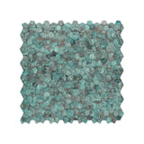 Zelfklevende Mozaiektegels Metaal Pentagon 3D Patina Koper - productfoto
