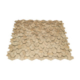 Zelfklevende Mozaïektegels Metaal | Pentagon 3D Champagne | 28,2×28,2 cm | Keuken, Bad & WC