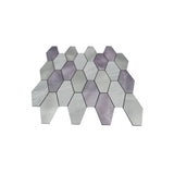 Zelfklevend Mozaïekpaneel | Picket Grijs | 30×30 cm | Metaal