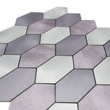 Zelfklevend Mozaïekpaneel | Picket Mauve | 30×30 cm | Metaal