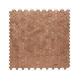 Zelfklevende Mozaïektegels Metaal Driepas 3D Koper 30,5×29,6 cm keukenachterwand