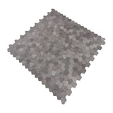 Zelfklevende Mozaïektegels Metaal | Driepas 3D Antraciet | 30,5×29,6 cm | Keuken, Bad & WC