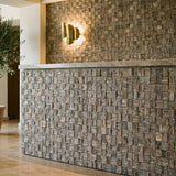 3D Houten Wandpaneel | Marine Shipwood | 30×30 cm | Wanddecoratie
