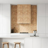 Rubberwood houten wandpaneel