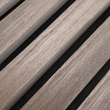 Akupanel walnoot zijaanzicht