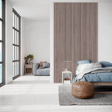 Akupanel Rustiek Walnoot-Hout | 300cmx60cm | 3-zijdig écht houtfineer