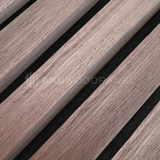 AkuPanel Rustiek Walnoot-Hout | 240cm x 60cm | 3-zijdig écht houtfineer
