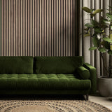 AkuPanel Mokka-Hout | 240cm x 60cm | 3-zijdig écht houtfineer