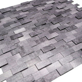 Steenstrip 3D Antraciet - productfoto glans 4
