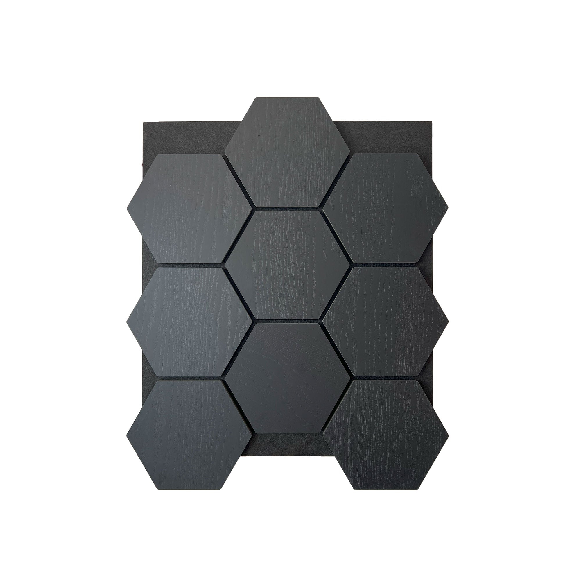 JBER 12 Pack Hexagon akoestische panelen, Sound Proof Foam zelfklevend, 30 X 26 X 1cm hoge dichtheid akoestische wandpanelen voor studio, thuiskantoor (donkerblauw