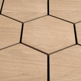 hexagon wandpaneel naturel eiken 2