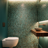 Pentagon 3D Patina Koper - wc sfeerbeeld