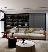 AkuPanel Antraciet-Hout | 300cmx60cm | 3-zijdig écht houtfineer