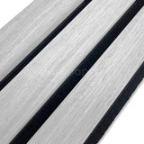 AkuPanel Wit Eiken-Hout | 240cm x 60cm | 3-zijdig écht houtfineer