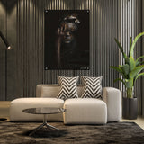 Canvas | Plexiglas Schilderij - Black and Gold