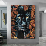 Canvas | Plexiglas Schilderij - Black Panther